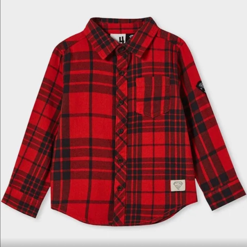 Cotton On Superman Flannel